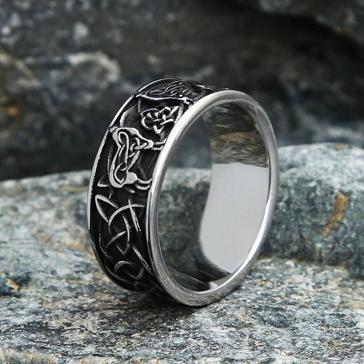 Viking Ring - Norse Wolves