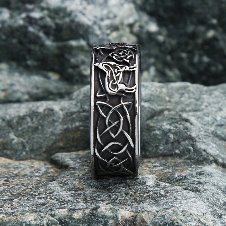 Viking Ring - Norse Wolves