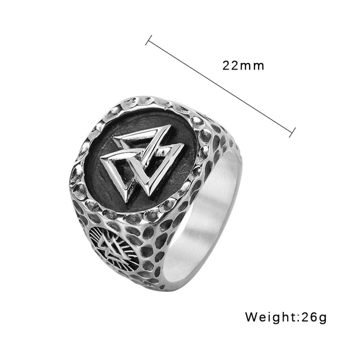 Viking Ring - Massive Valknut