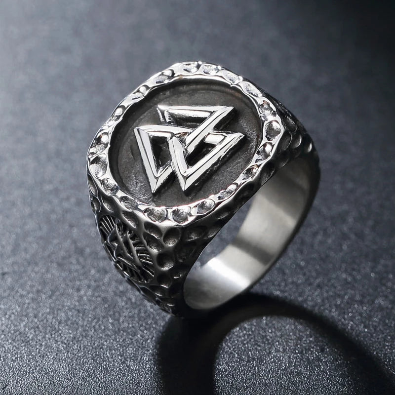 Viking Ring - Massive Valknut