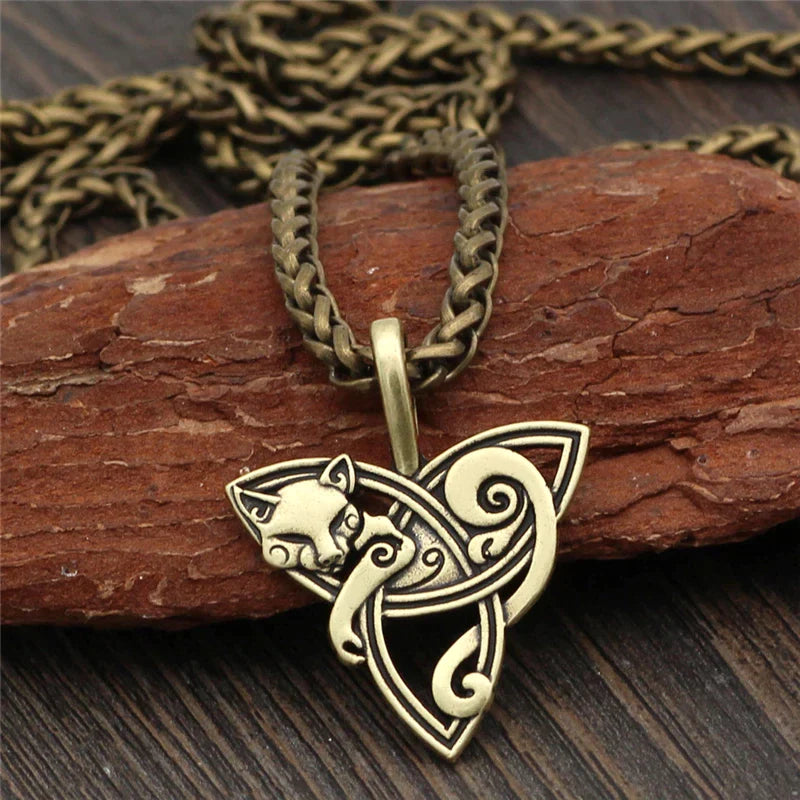 Freya Trinity Knot Viking Necklace