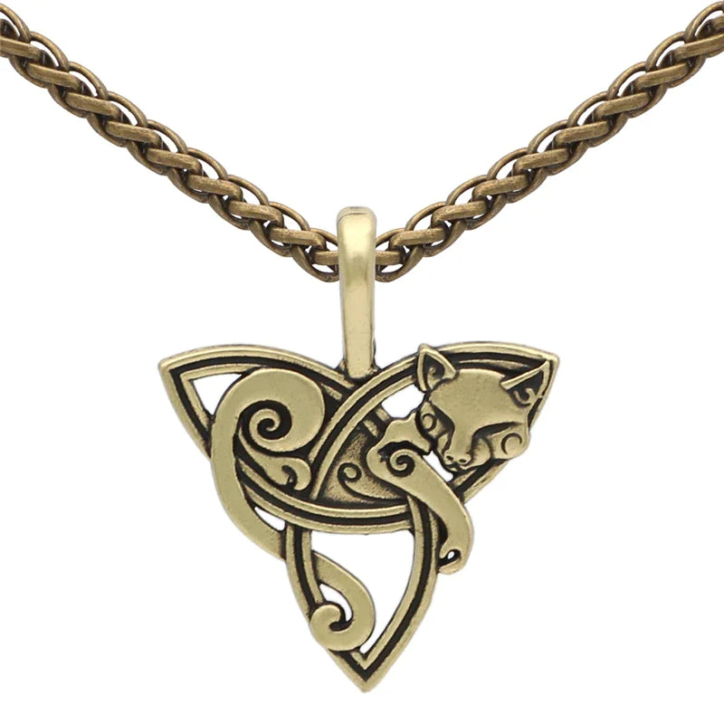 Freya Trinity Knot Viking Necklace