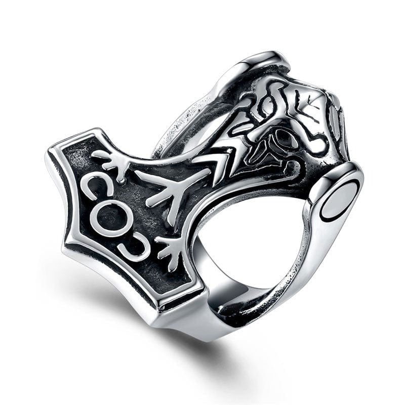 Viking Mjolnir Ring