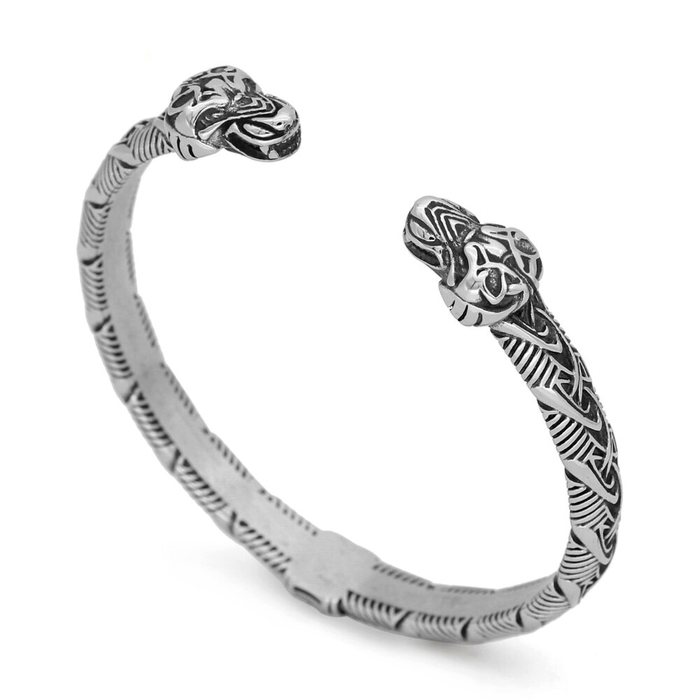 Geri and Freki Arm Ring- Odin's Wolves