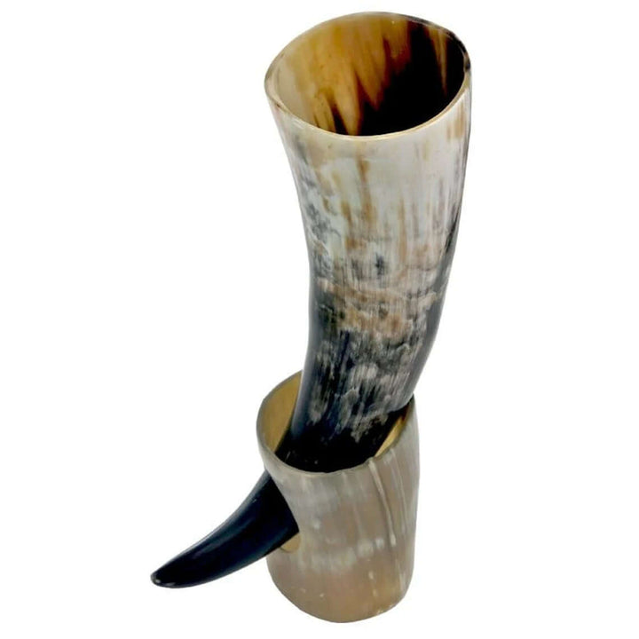 Gjallarhorn Viking Drinking Horn- Handcrafted Natural Horn