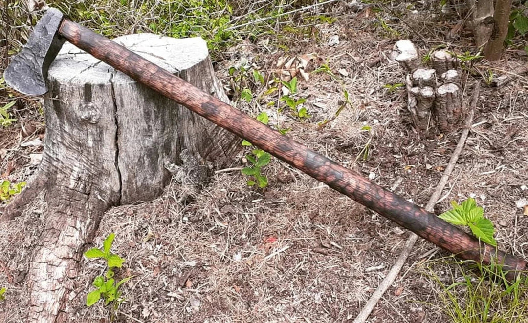 Bearded Viking Axe - Hand-forged