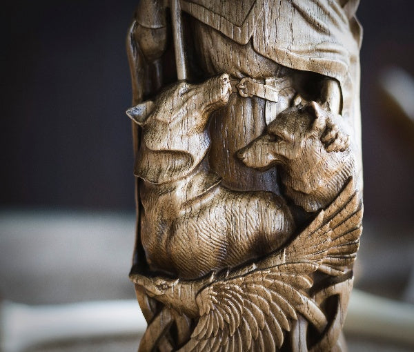 Odin cheapest Altar Wood Carving