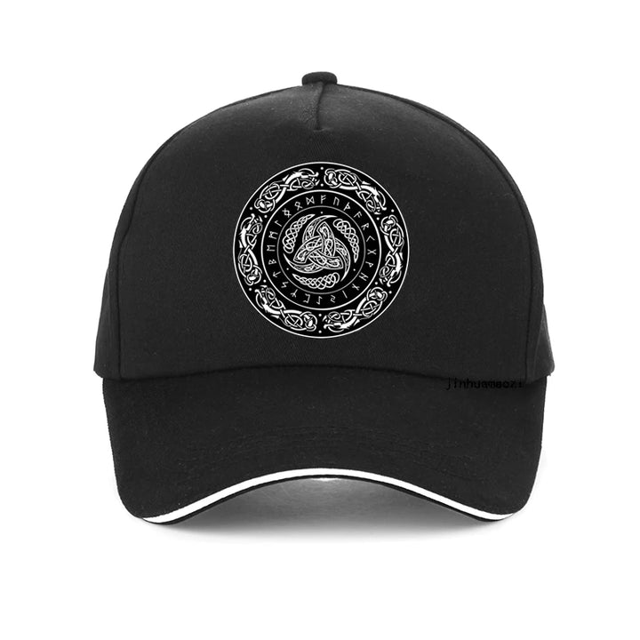 ODIN'S TRISKELION VIKING CAP