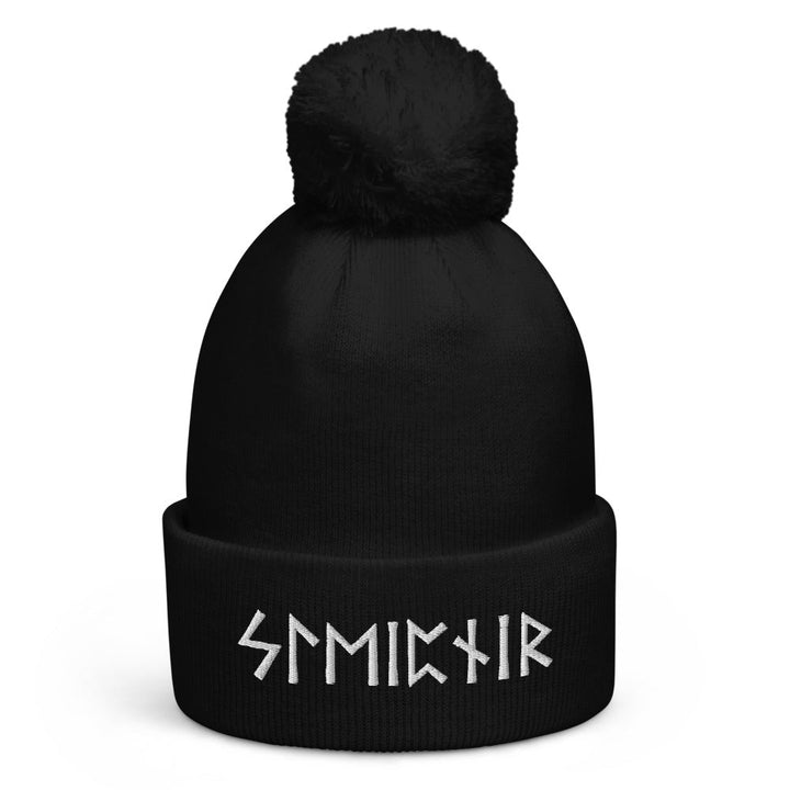 Viking beanie With Sleipnir Old Futhark Design