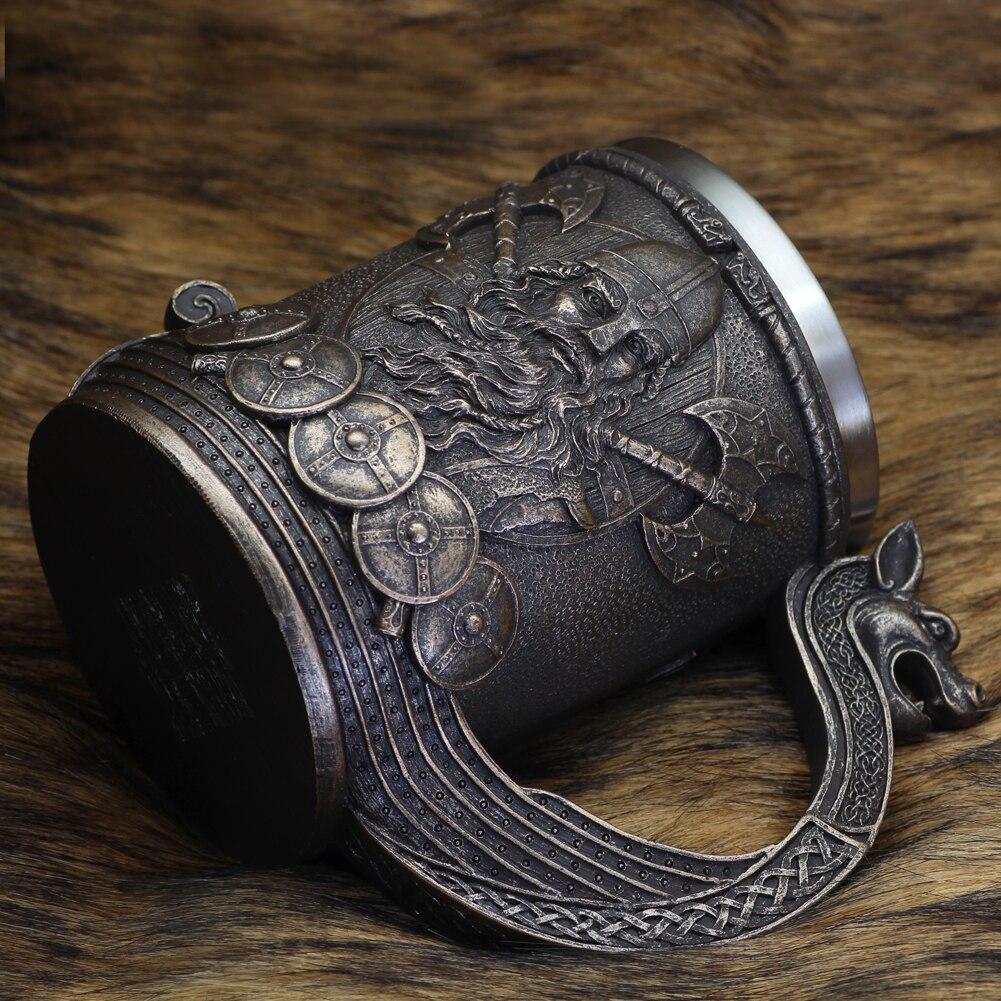 Viking Dragon Ship Drakkar Beer Mug