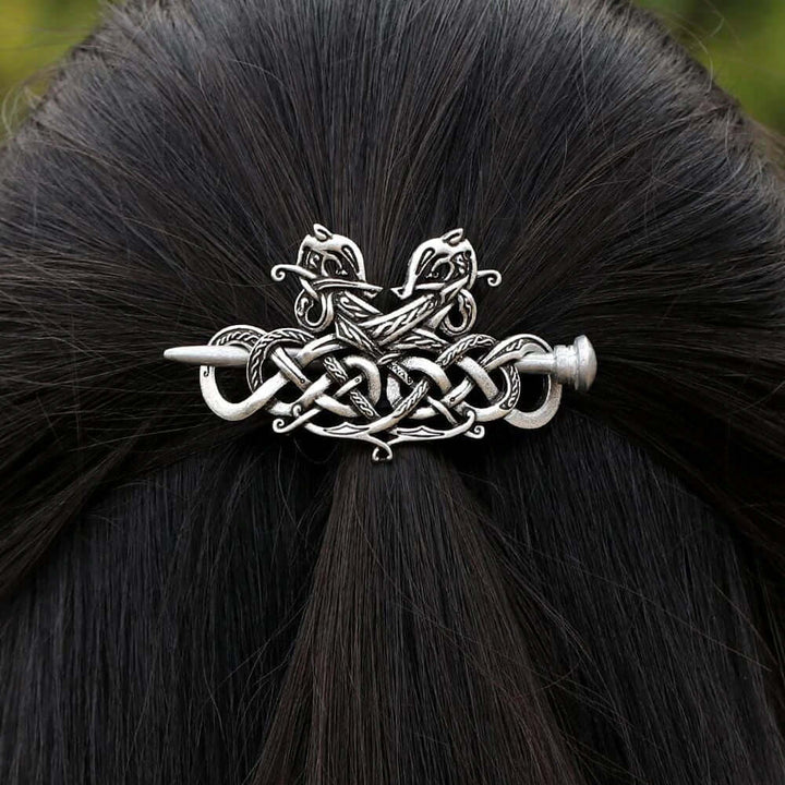 Viking Hair Clip - Dragon Heads Viking Hairpin