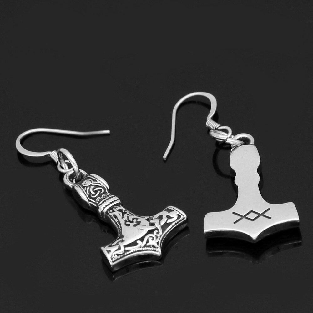 Viking Earrings - Mjolnir