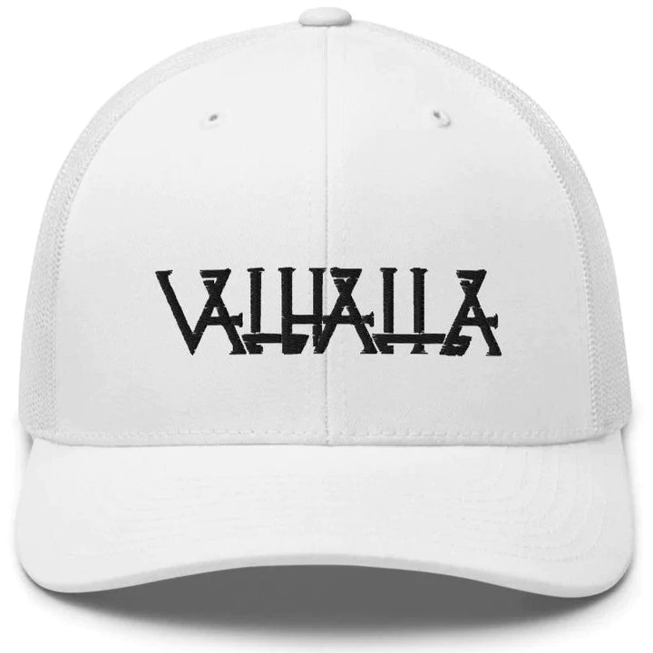 Viking Trucker Cap Embroidered With Valhalla