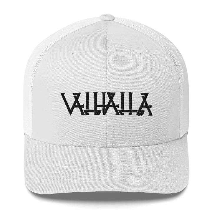 Viking Trucker Cap Embroidered With Valhalla