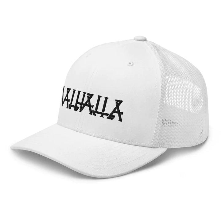 Viking Trucker Cap Embroidered With Valhalla