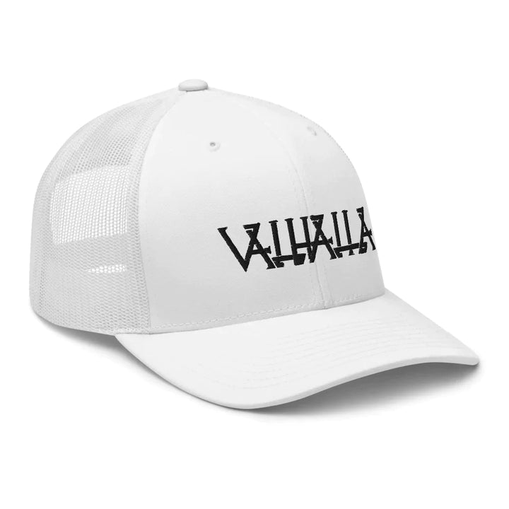 Viking Trucker Cap Embroidered With Valhalla