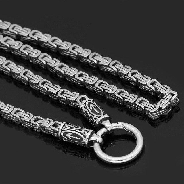 King Chain Featuring Runes With Sleipnir Pendant