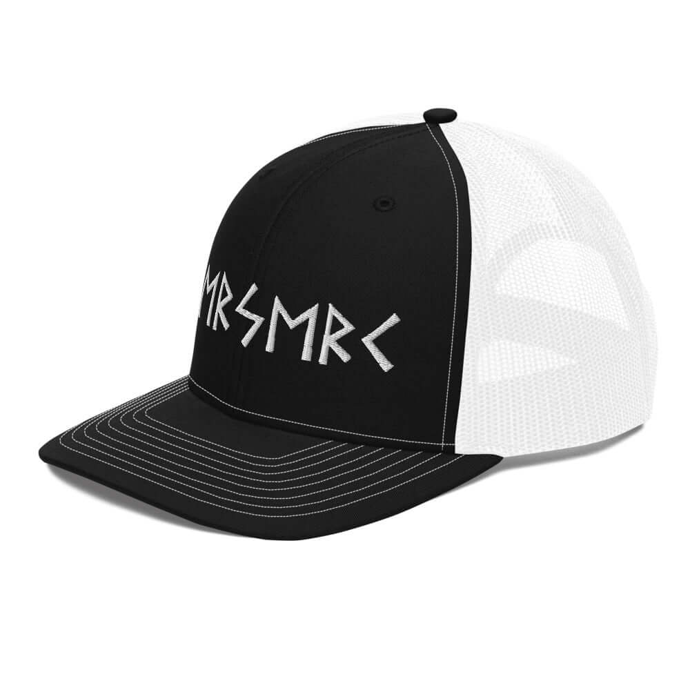 Viking Trucker Cap Featuring Berserker In Old Futhark