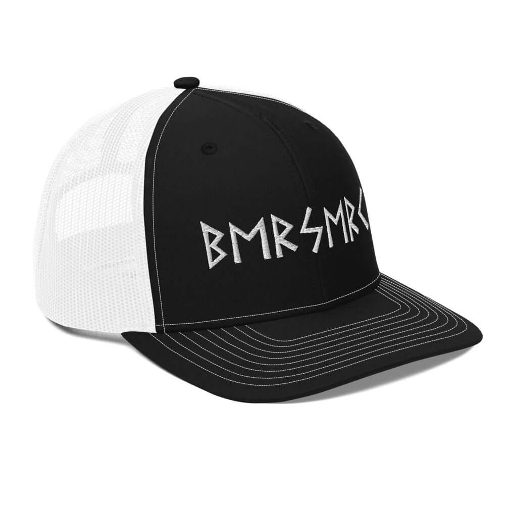 Viking Trucker Cap Featuring Berserker In Old Futhark