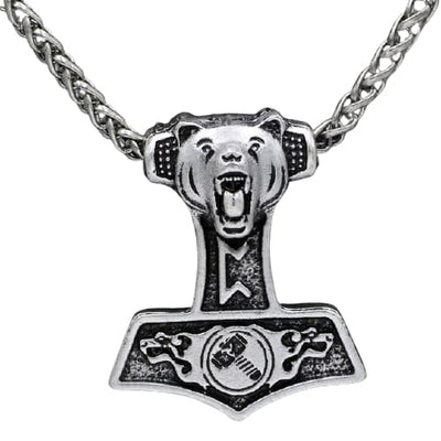 Thor Hammer Necklace - Bear Warrior