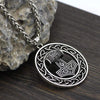 Thor Hammer Necklace - Knotted Circle