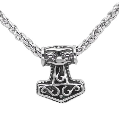 Thor Hammer Necklace - Miniature Style