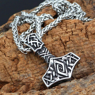 Thor Hammer Necklace - Nordic Knot