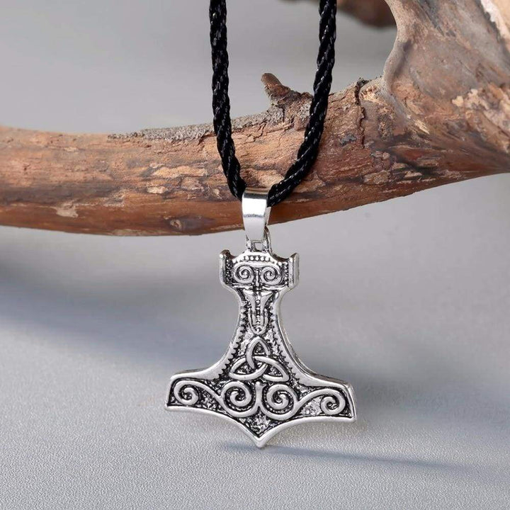 Thor Hammer Necklace - Triskelion