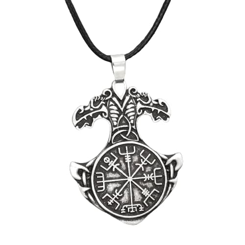 Thor Hammer Necklace - Vegvisir