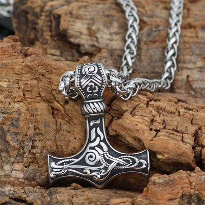 Thor Hammer Necklace - Warrior's Knot