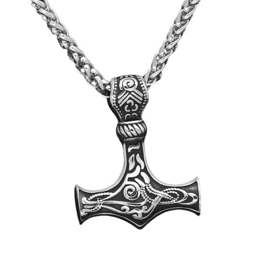 Thor Hammer Necklace - Warrior's Knot