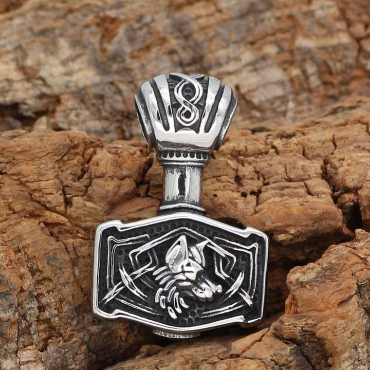 Thor Hammer Necklace - Wolf's Warrior