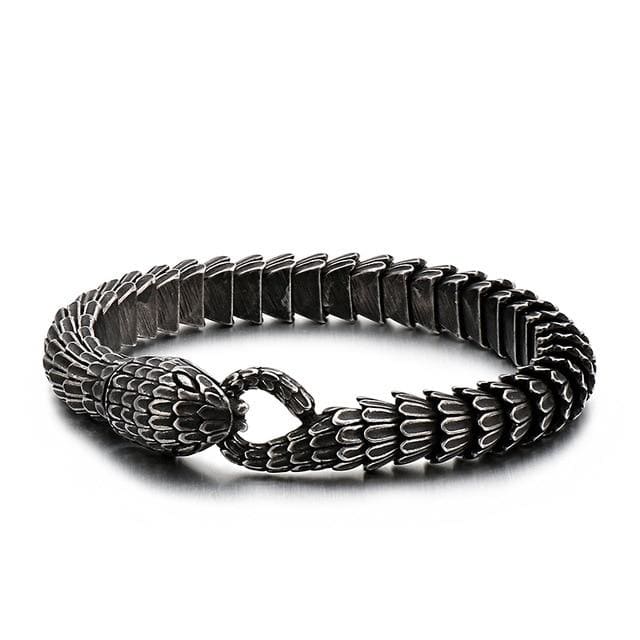 Stainless steel snake on sale bracelet