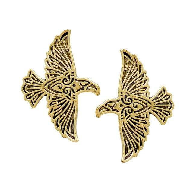 Viking Brooch - Flying Ravens