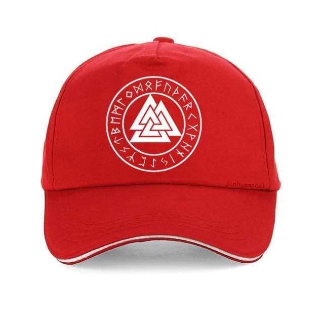 Viking Cap - Valknut Runes