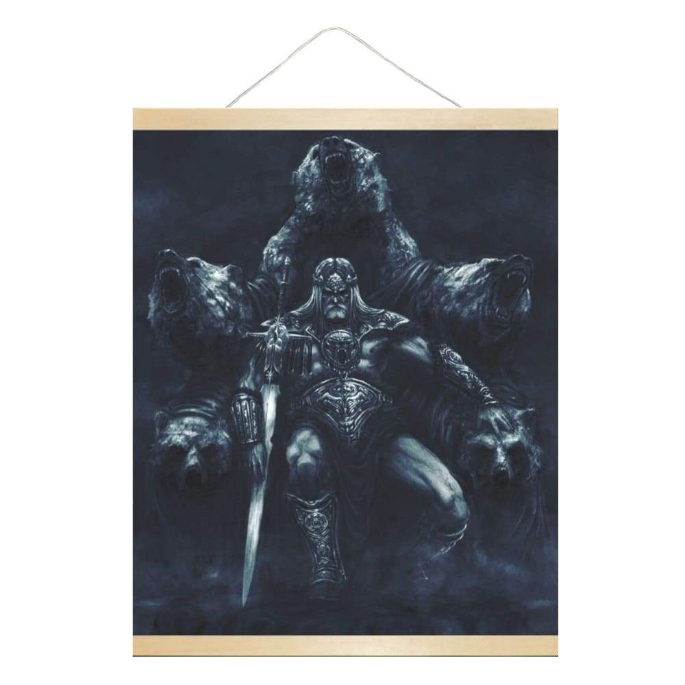 Viking Hanging Poster - Berserker King