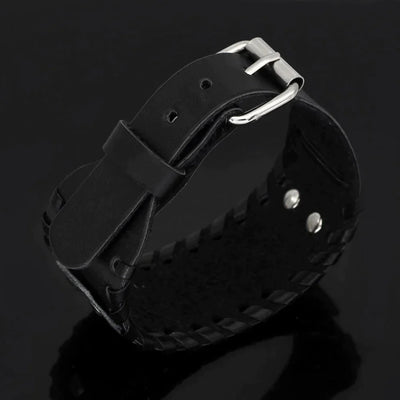 Helm of Awe - Aegishjalmur Viking Leather Bracelet