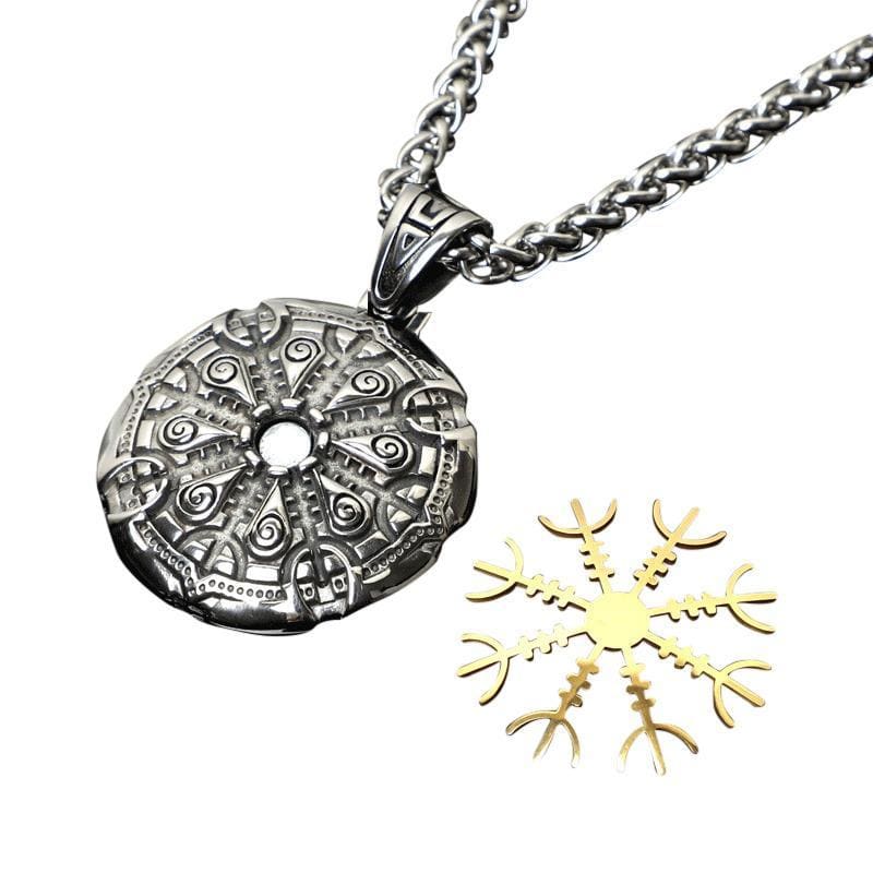 Viking Necklace - Aegishjalmur Sigil