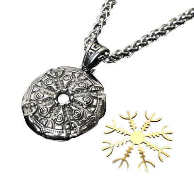 Viking Necklace - Aegishjalmur Sigil