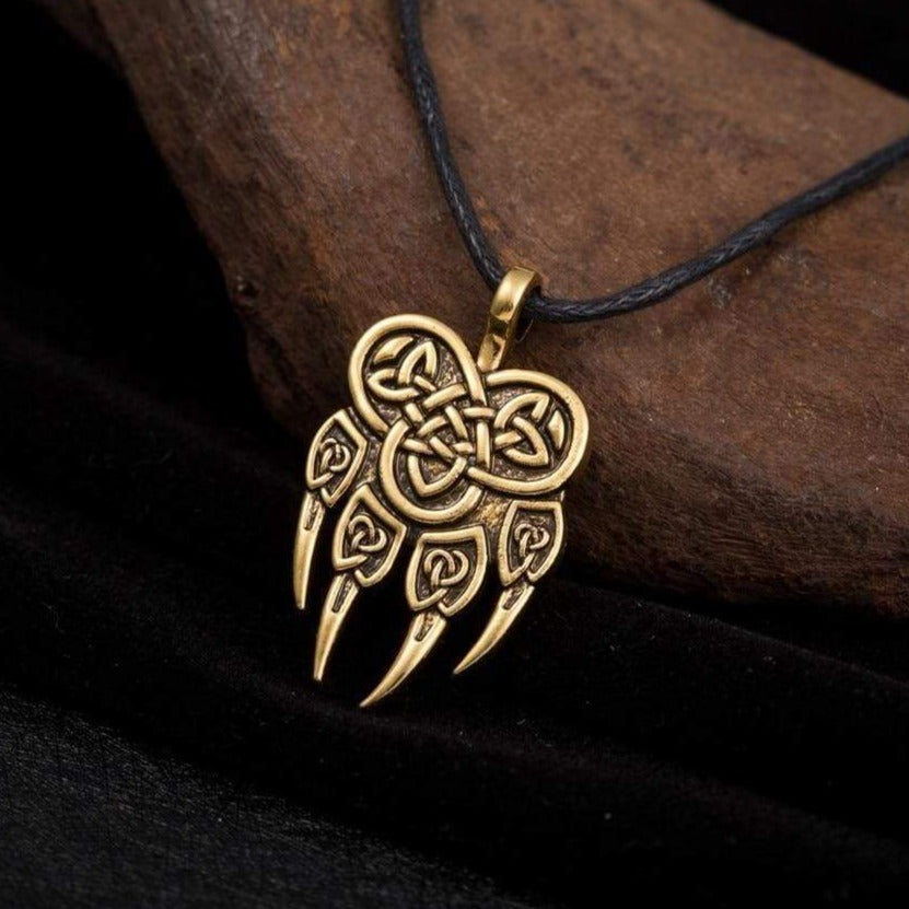 Viking Necklace - Bear Paw