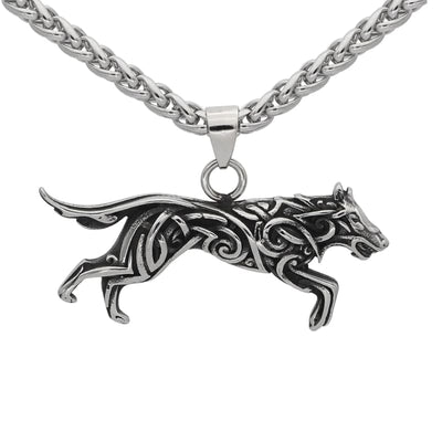 Viking Necklace - Fenrir Knotted