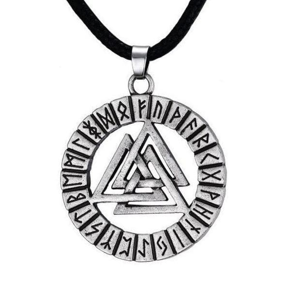 Viking Necklace - Valknut Runes