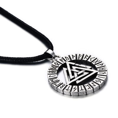 Viking Necklace - Valknut Runes