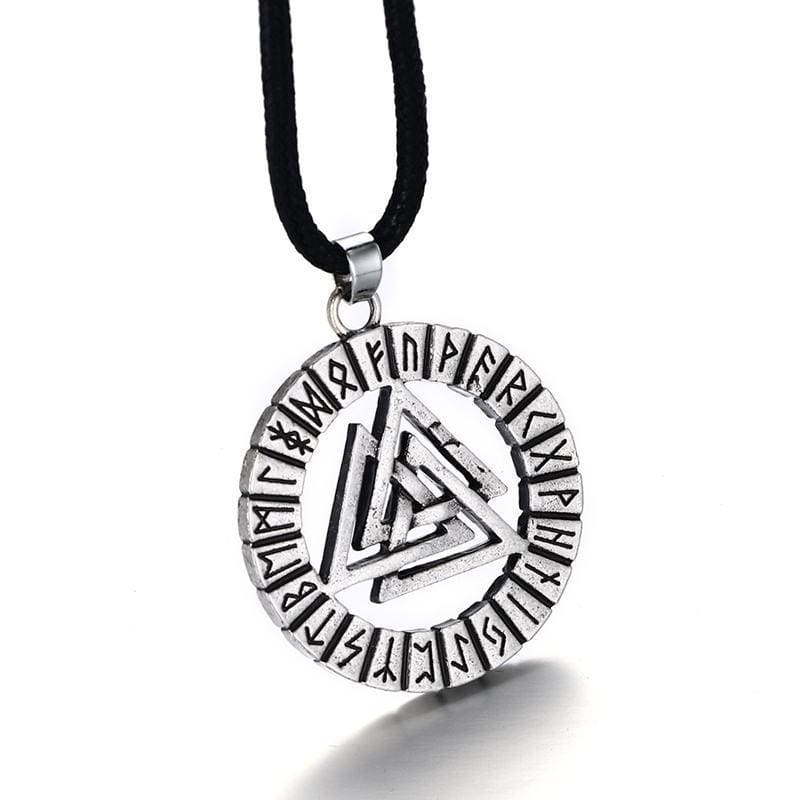 Viking Necklace - Valknut Runes