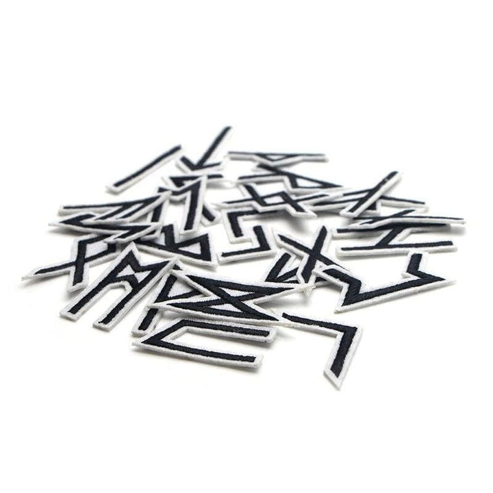 VIKING PATCH - 24 PCS RUNES FUTHARK - 100005735