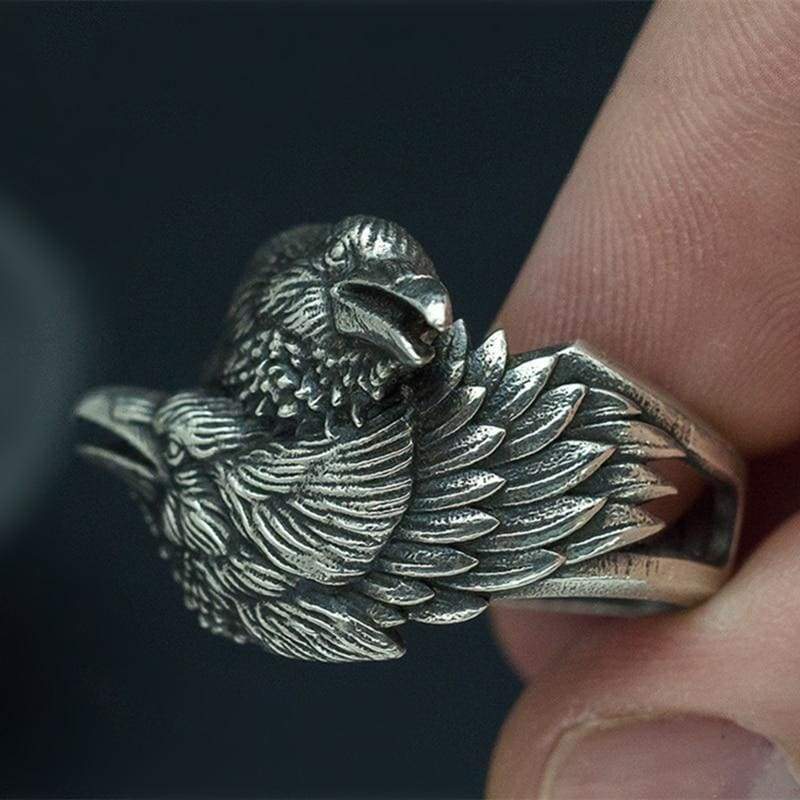 Viking Ring - Huginn & Muninn