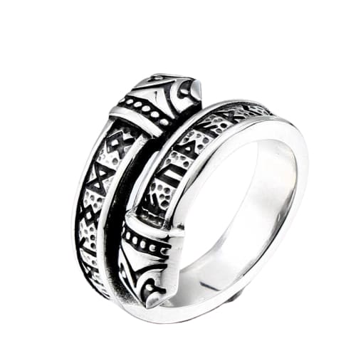 Viking Ring - Jormungandr Runes