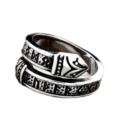 Viking Ring - Jormungandr Runes