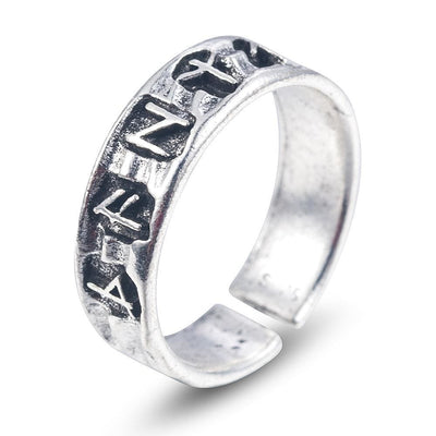 Viking Ring - Runes Engraved