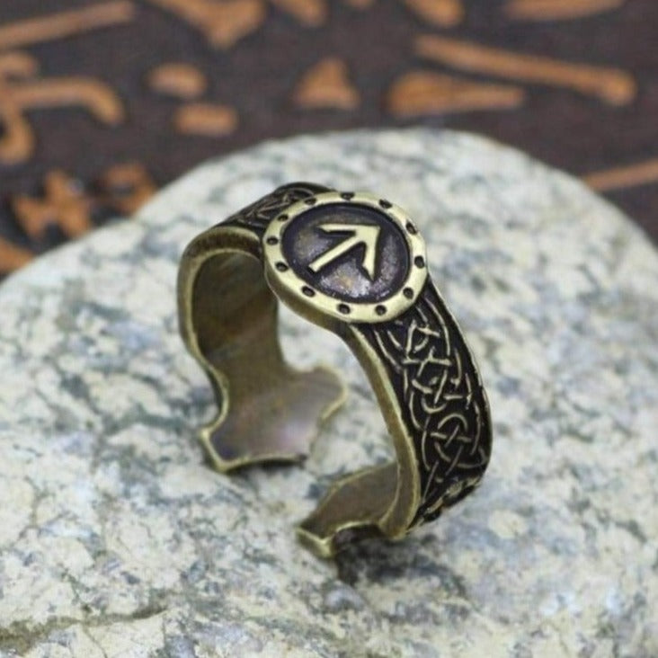 Viking Ring - Tiwaz Rune